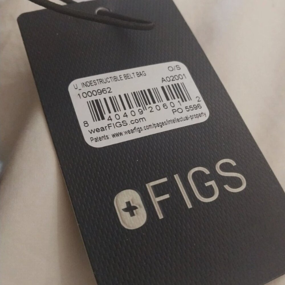 Figs Indestructible Fanny Pack NWT Belt Bag Unisex Medical Accessory Tan Wearfig - Picture 2 of 8